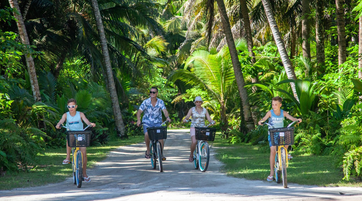 Alphonse-Island-Resort-Spa-Cykel-Cykla-Cykling-Skog-Forest