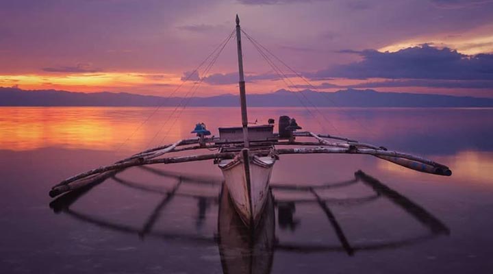 Badian-Wellness-Resort-Spa-Boat-Boats-Sunset