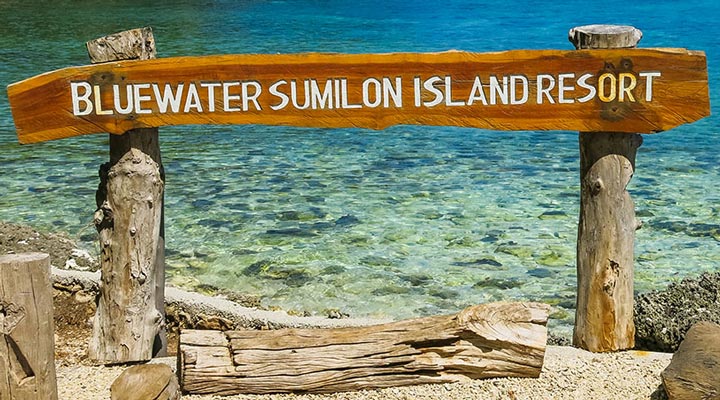 Bluewater-Sumilon-Island-Resort-Sign