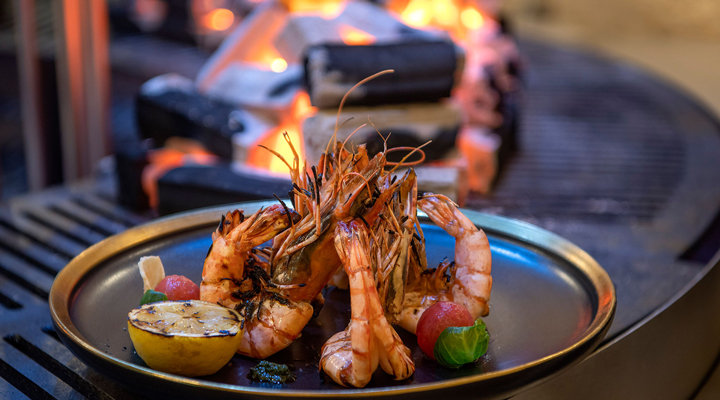 Emerald-Resort-Spa-Food-Mat-Restaurang-Rakor-Prawn-Shrimp