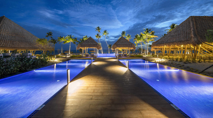 Emerald-Resort-Spa-Pool-Poolen-Natt