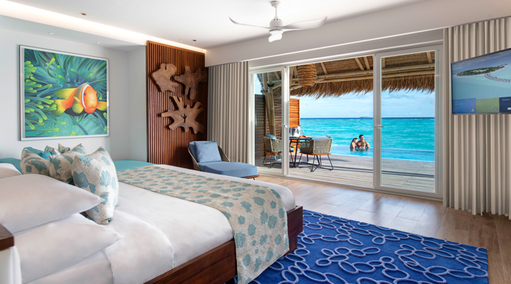 Emerald-Resort-Spa-Vattenvilla-Bed-Sang