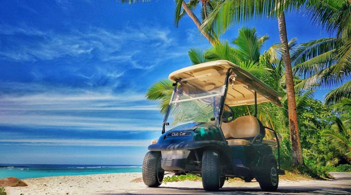 Hilton-Labriz-Spa-Silhouette-Clubcar-Club-Car-Beach-Strand