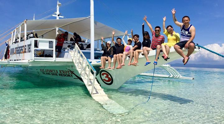 Malapascua-Exotic-Island-Dive-Resort-Boat-Bat-Lagoon-Lagun-Sea-Hav-Ocean