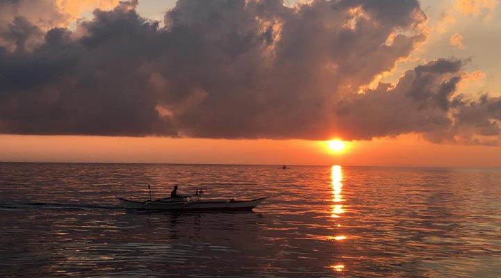 Malapascua-Exotic-Island-Dive-Resort-Boat-Boats-Sunset-Sunsets