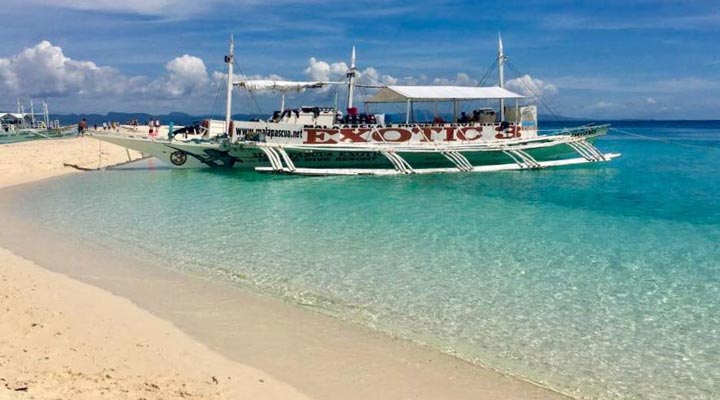 Malapascua-Exotic-Island-Dive-Resort-Boat-Sand-Lagoon-Lagun-Strand-Beach