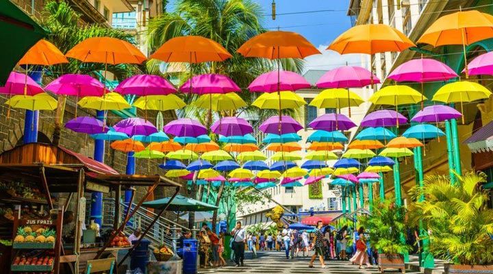 Mauritius-Caudan-Waterfront-Port-Louis-Market-Marknad