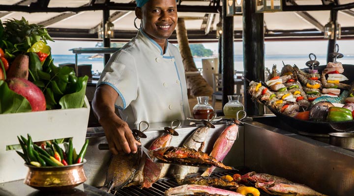 Paradise-Sun-Hotel-Spa-Praslin-Seychelles-Seychellerna-Fish-Grill-Fisk-Grillat