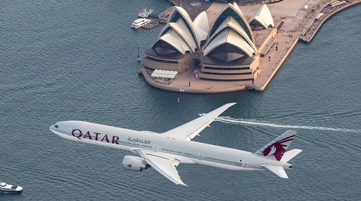 Qatar-Airways-Plane-Sydney