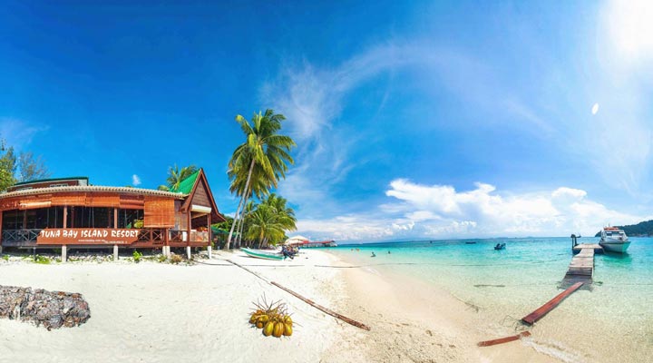 Tuna-Bay-Resort-Perhentian-Besar-Pulau-Beach-Strand-Restaurang